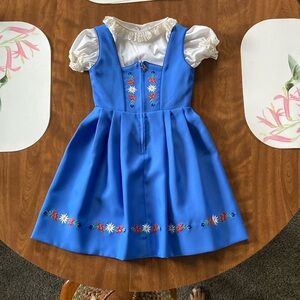 October festival dirndl Austrian Folklore dress Girls Size 7